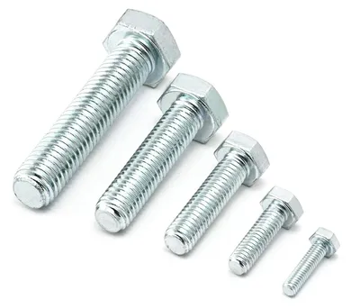 Produktbild von 200 Stück Sechskantschrauben M10 x 70 mm verzinkt