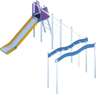 Immagine prodotto di Scivolo Parco giochi Parco giochi Struttura di arrampicata Parco giochi per bambini Parco ricreativo