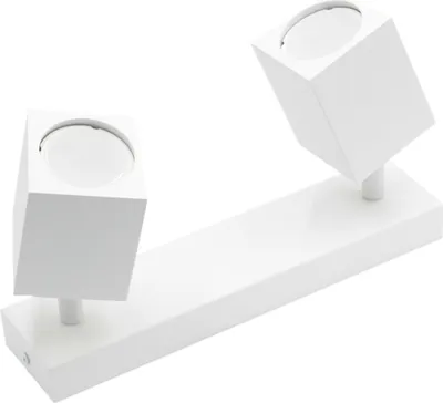 Zdjęcie produktu dla Kinkiet Quantus biały 2xGU10x40W metal wym:15x26x6cm IP20 IdeaLED