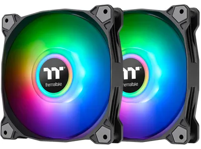 Zdjęcie produktu dla Thermaltake Pure Duo 14, Wentylator, 14 cm, 500 RPM, 1500 RPM, Czarny