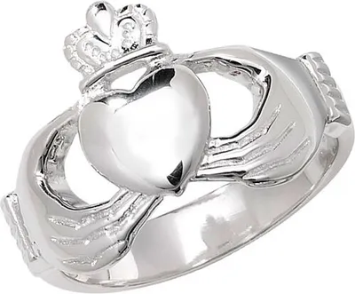 Produktbild von Wunderschöner 925 Sterling Silber Herren - Claddagh Ring, 59 (18.8); TRS22170RSR