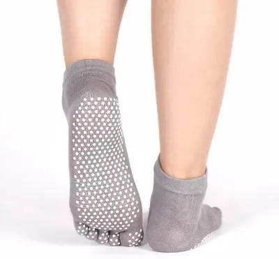 Produktbild von Go Go Gadget – Yoga-Socken – Zehensocken – Größe 36–40 – Grau