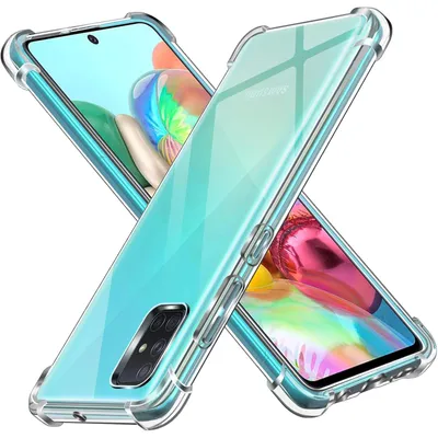 Produktbild von Samsung Galaxy A71 Handyhülle Hülle Silikon Case Transparent Schutzhülle Cover