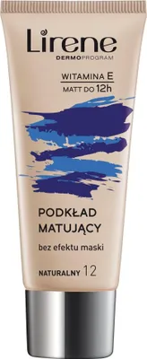 Zdjęcie produktu dla Lirene Podkład matujący do twarzy 12 Naturalny, 30 ml