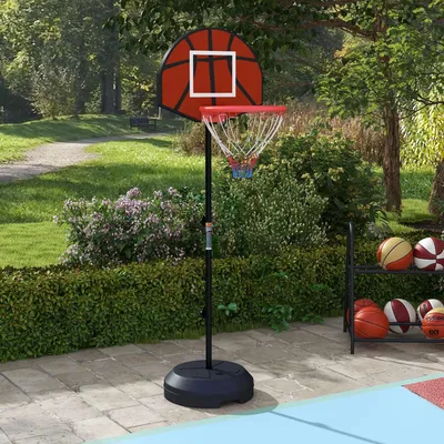 Immagine prodotto di Supporto Per Canestro Da Basket Supporto Per Basket Regolabile In Altezza Bersaglio Magnetico 129-179 Cm