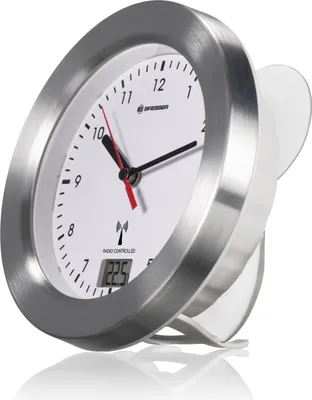 Produktbild von Bresser MyTime Bath weiß Funk-Baduhr