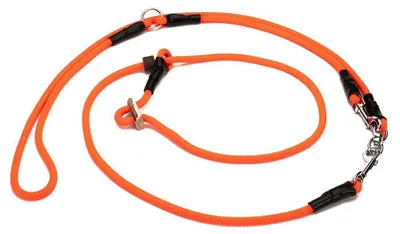 Produktbild von Mystique Retrieverleine Umhängeleine Hunting Profi 8mm neon orange S - 275cm