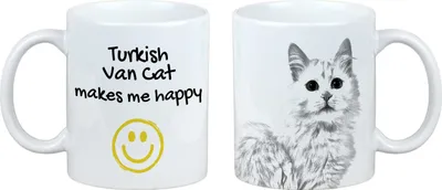 Produktbild von Art-Dog Keramiktasse Türkisch Van Katze