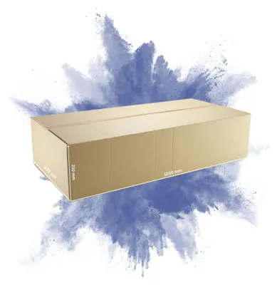 Produktbild von 1x Versandkarton 2-wellig | LxBxH 1200 x 600 x 310 mm | Belastbar bis 30 kg | Braun