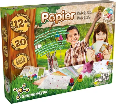 Produktbild von Markeneinheit Papierrecycling von Science 4 You, Experimentierset