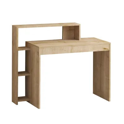 Produktbild von Skye Decor, Uma, Schreibtisch, 100 % MELAMINBESCHICHTETE SPANPLATTEN, Eiche, 95 x 45 x 117 cm