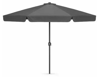 Produktbild von Linder Exclusiv Sonnenschirm, Gartenschirm 400 cm Dunkelgrau