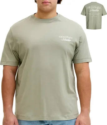 Immagine prodotto di Jack & Jones Norrebro Typo Backprint Crew T-shirt Uomo (taglie forti)
