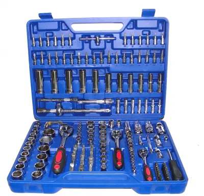 Imagen del producto de Juego de 172 piezas de llaves de vaso Torx con estuche | Kraft&Dele