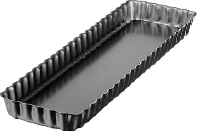 Produktbild von GastroMax Tortenbodenform eckig Kohlenstoffstahl grau