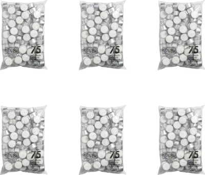 Image de Bolsius - Bougie à chauffe-plat - 75 pièces par paquet - Sachet - Pack avantage - 450 pièces - 6 Emballage