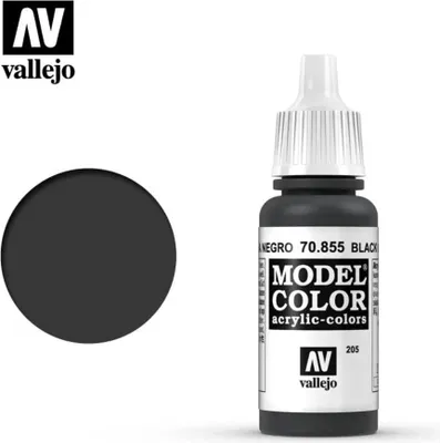 Produktbild von Vallejo 70.855, 17 ml, Schwarz, Grau, Matte, Flasche