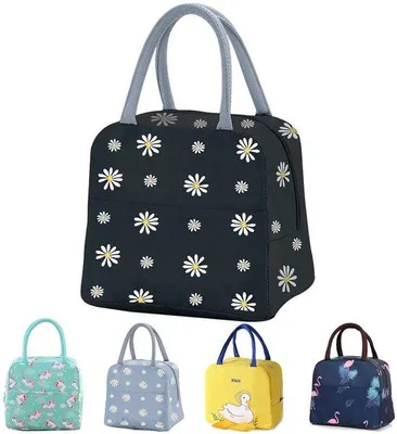 Produktbild von YumSur Lunch-Tasche, Kühltasche, Lunch-Tasche, Picknick-Tasche, Lunch-Tasche, wasserdicht für Arbeit, Schule, Reisen, Lebensmitteltransport