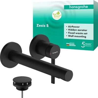 Zdjęcie produktu dla hansgrohe Zesis S jednouchwytowa bateria umywalkowa podtynkowa, ścienna, wylewka 194 mm, 74750670