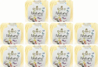 Image de 10 pelotes de DMC Natura Just Coton - fil doux et mat 100 % coton peigné, 302, (couleur N83)
