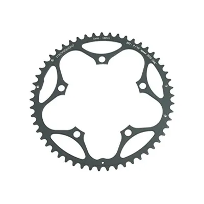 Produktbild von Stronglight Kettenblatt 7075T6 Schw. 130 Mm Lochkr. 53Z. silber,schwarz