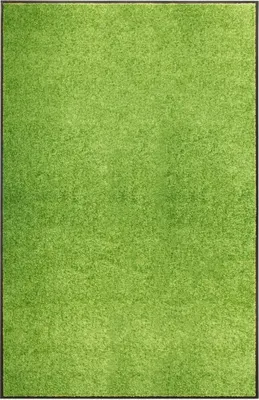 Image de Tapis de sol lavable vert 120x180 cm