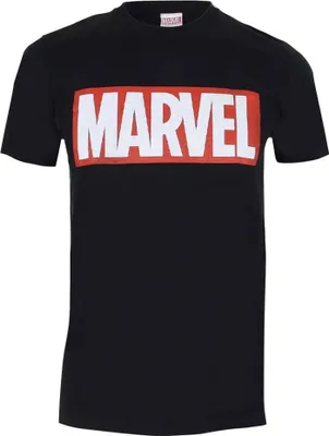 Produktbild von Marvel - T-Shirt für Herren/Damen Uni BI116 (M) (Schwarz/Rot/Weiß)