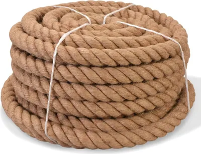 Produktbild von vidaXL Seil 100% Jute 14 mm 100 m