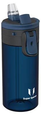 Produktbild von Sparrow Trinkflasche Kinder 500ml - TouchFlow Tritan Wasserflasche - BPA-frei - Sportflasche Auslaufsicher - Trinkflaschen mit Strohhalm für Sport, Outdoor - Leicht, Nachhaltig