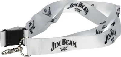 Produktbild von Jim Beam Schlüsselband in auffälligem Design mit Red Stag-Logo