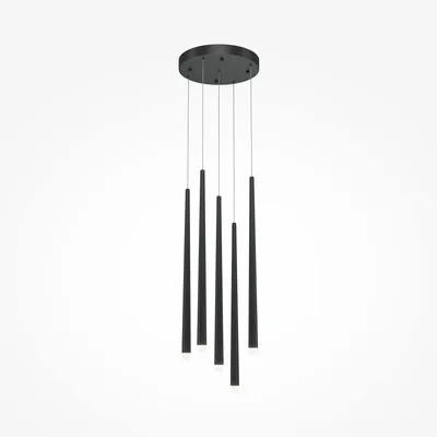 Obrázek produktu pro Cascade LED 31W černá 5 rampouchů závěsná lampa Maytoni