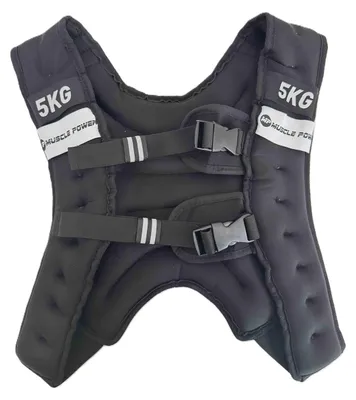 Produktbild von Muscle Power Gewichtsweste - 5 kg - Schwarz