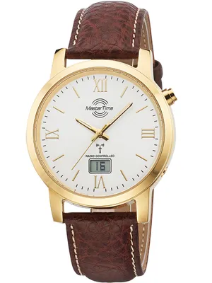 Produktbild von MASTER TIME MTGA 10298-13L Herren-Armbanduhr, Leder-Armband