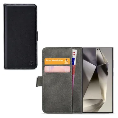 Zdjęcie produktu dla Mobilizepoliuretan Leather Book Case Black Samsung Galaxy S24 Ultra