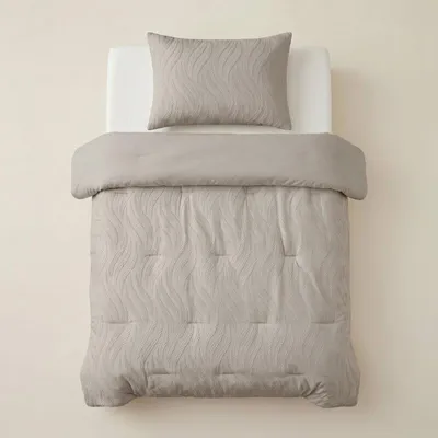 Obrázek produktu pro Sleeptime, přikrývka Lazy, barva taupe, rozměr 140 x 200 cm, včetně povlaků na polštáře