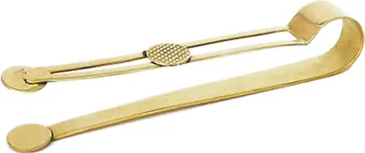 Produktbild von Kohle Kerzen Zange Messing Gold Ca. 18cm Lang Räucherzange Shishazange 4045