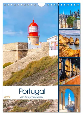 Produktbild von Portugal - ein Traumreiseziel (Wandkalender 2027 DIN A4 hoch), CALVENDO Monatskalender