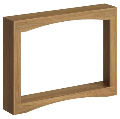 Immagine prodotto di Tavolino consolle da 100 cm, design vintage, legno chiaro color noce, ideale per ingresso, corridoio o soggiorno