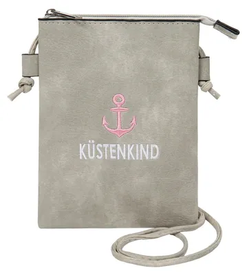 Produktbild von Leoberg Crossbag Tasche aus Kunstleder - Umhängetasche in 313134-Grau-34