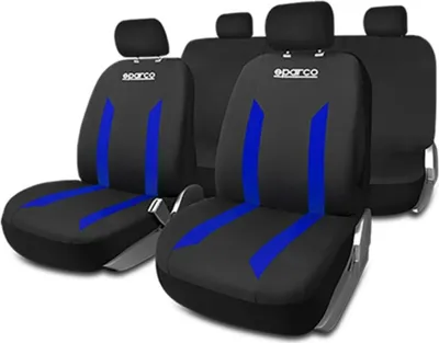 Immagine prodotto di Coprisedili per auto Sparco Sabbia Nero/Blu