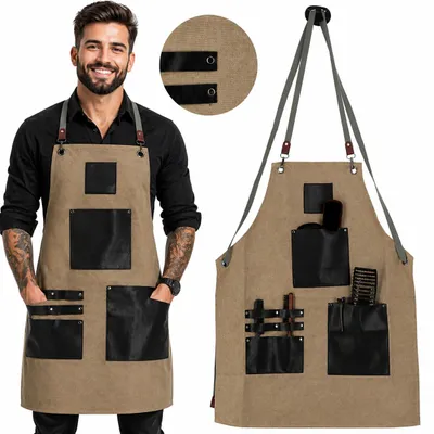 Obrázek produktu pro Hnědý kadeřnický plášť na Salon