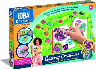 Zdjęcie produktu dla Clementoni IDEA 18716, Zestaw artystyczny dla dzieci, 7 lat(a), Wielobarwny