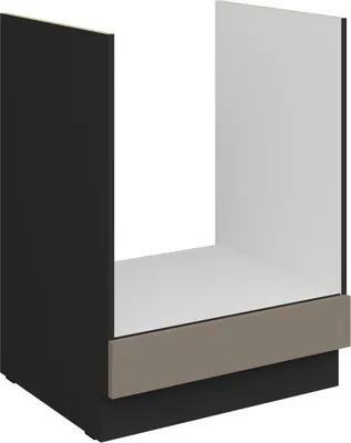 Produktbild von LUNARA Herdschrank – Breite 60 cm, Dunkelbeige/Schwarz