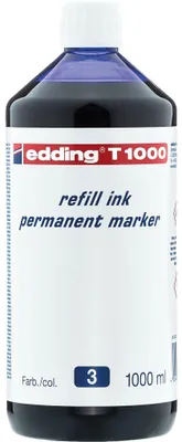 Zdjęcie produktu dla edding Nachfülltusche, für: Permanentmarker, Schreibf.: blau (4-T1000003)