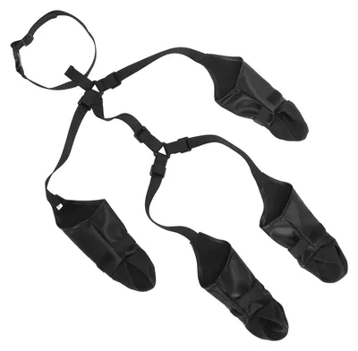 Immagine prodotto di Stivali per cani, regolabili - Scarpe per cani, protezione per le zampe - Antiscivolo - Impermeabili - Confezione da 4 pezzi - Design confortevole