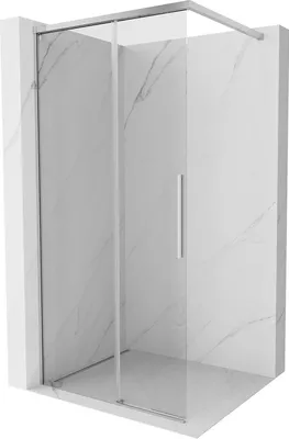 Zdjęcie produktu dla Mexen Rox ścianka prysznicowa Walk-in 120 x 200 cm, transparent 8 mm, chrom - 8C2-120-003-01-00
