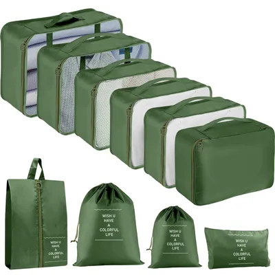 Productafbeelding van Omgoods - Koffer Organizerset met 10 Packing Cubes voor Reizen
