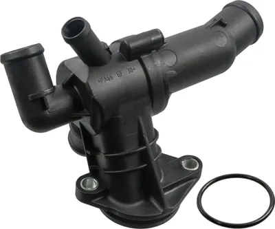 Produktbild von FEBI BILSTEIN Thermostatgehäuse 188301 für VW Polo Schrägheck (6R1, 6C1)