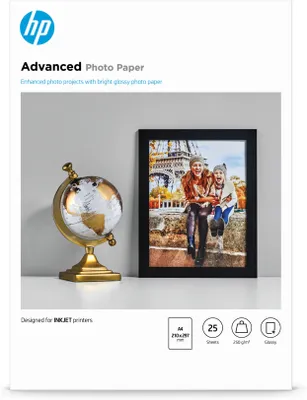 Obrázek produktu pro HP Advanced Photo Paper, Glossy, A4, 25 list, 250 g/m2
