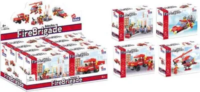 Image de Mega Creative Blocs de construction Alleblox Fire Brigade 96-104el AB1005 Mélanger Price pour 1 PCs